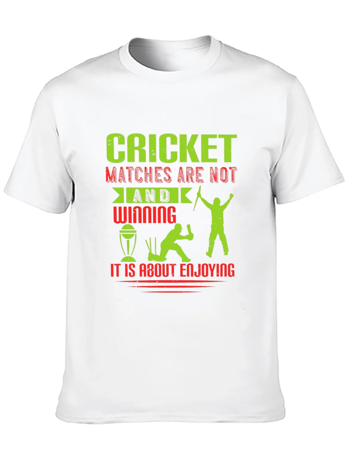 Cricket Matches Enjoying T-Shirt product image 9