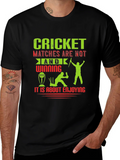 Cricket Matches Enjoying T-Shirt product image 1
