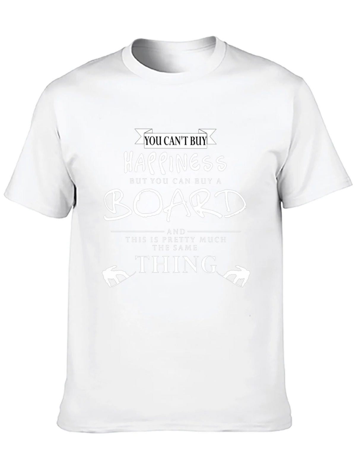 Happiness Board T-Shirt - Funny Snowboard Tee product image 8