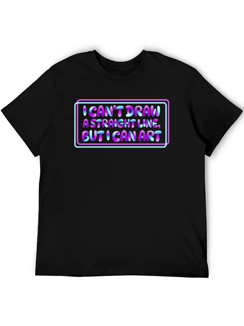 I Cant Draw a Straight Line Art T-Shirt product image 5