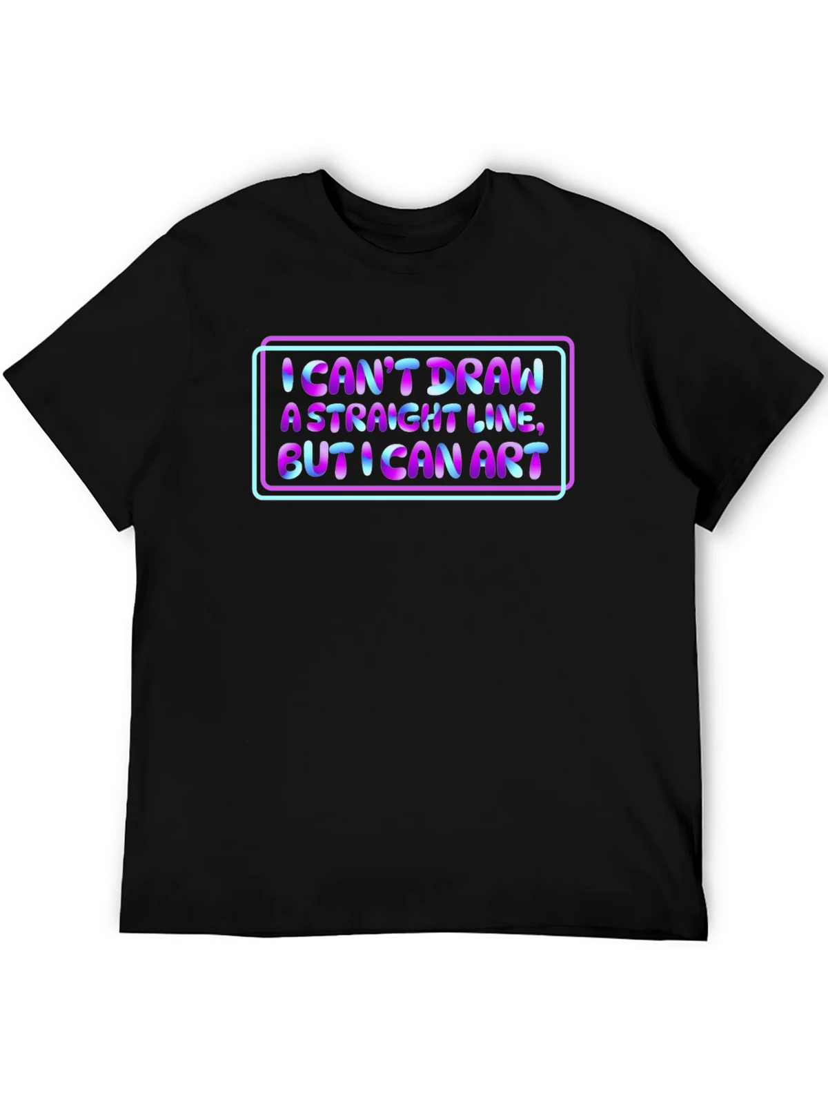 I Cant Draw a Straight Line Art T-Shirt product image 5