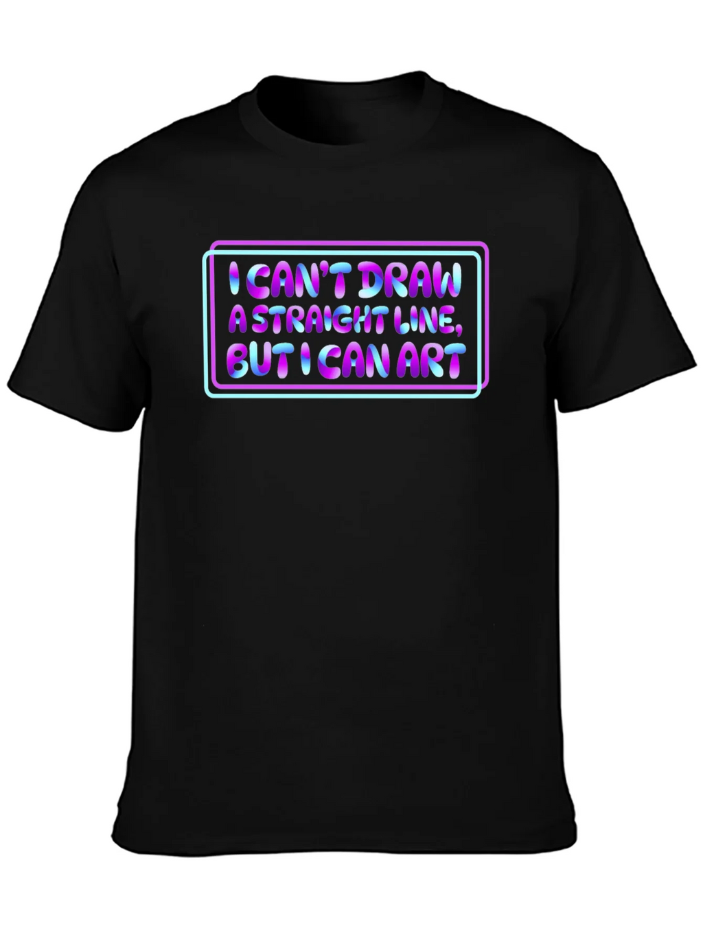 I Cant Draw a Straight Line Art T-Shirt product image 3