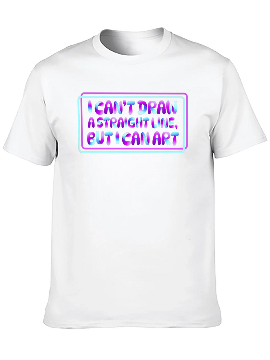 I Cant Draw a Straight Line Art T-Shirt product image 9