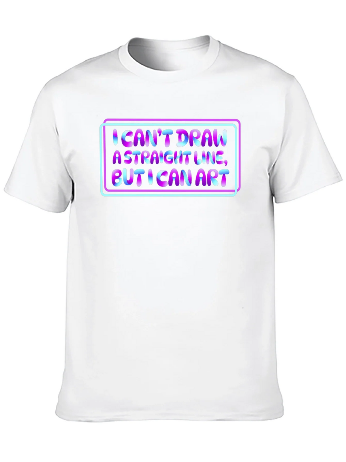 I Cant Draw a Straight Line Art T-Shirt product image 9