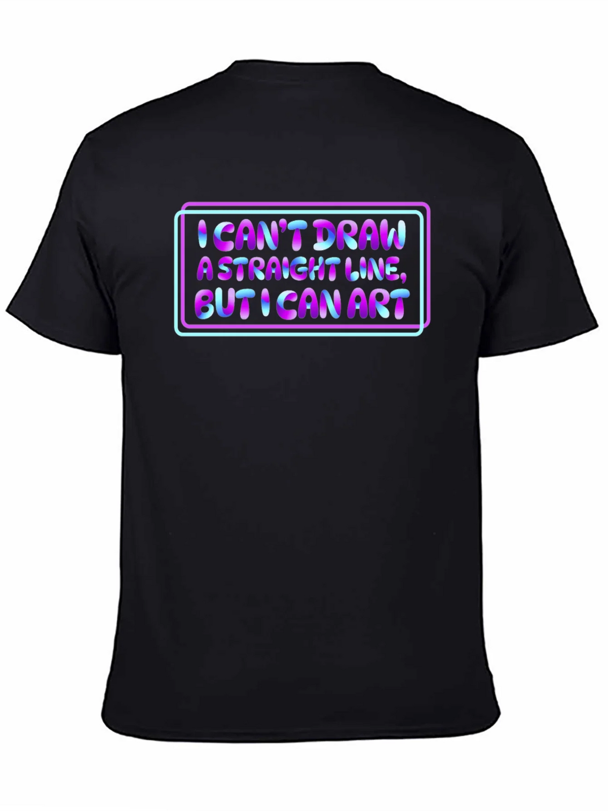 I Cant Draw a Straight Line Art T-Shirt product image 4