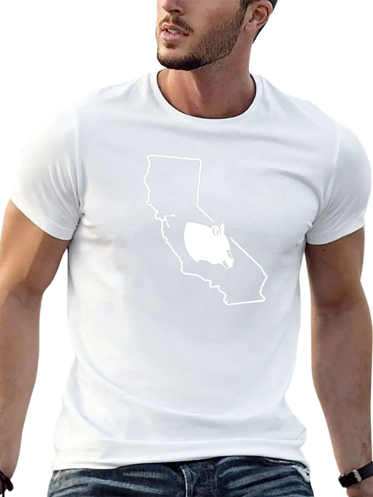 California Bear Graphic Tee - Black product image 12