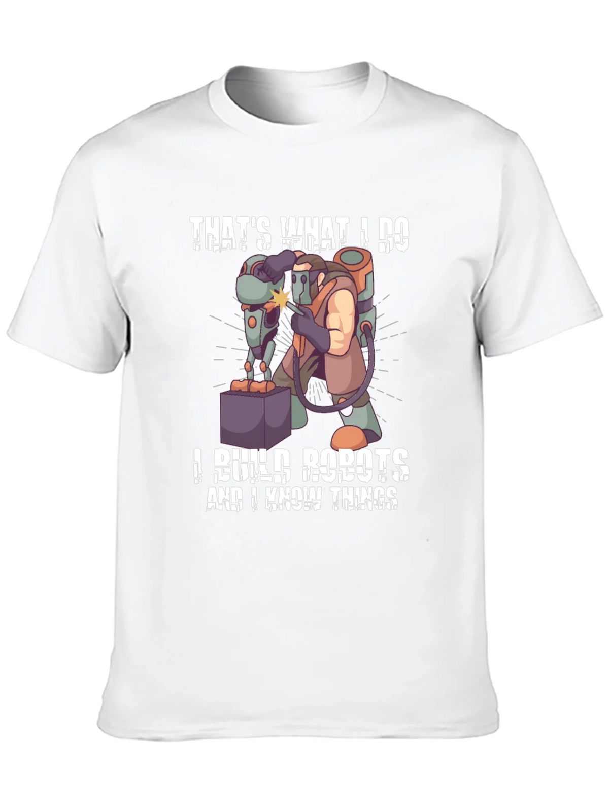 Thats What I Do I Build Robots T-Shirt product image 9