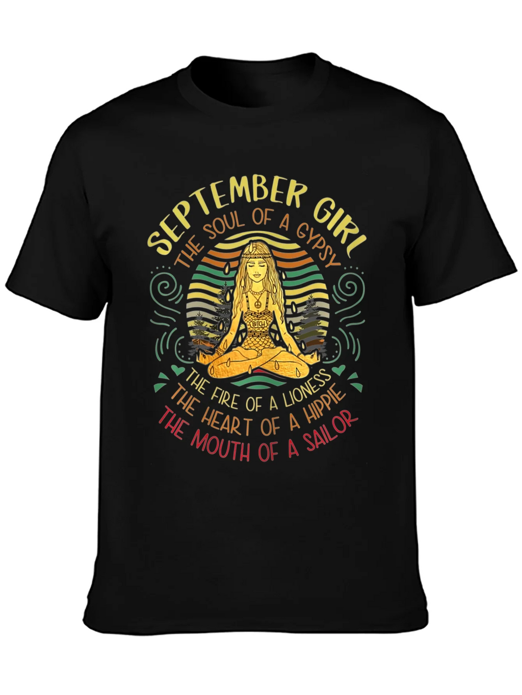 September Girl Gypsy Soul Graphic T-Shirt product image 3