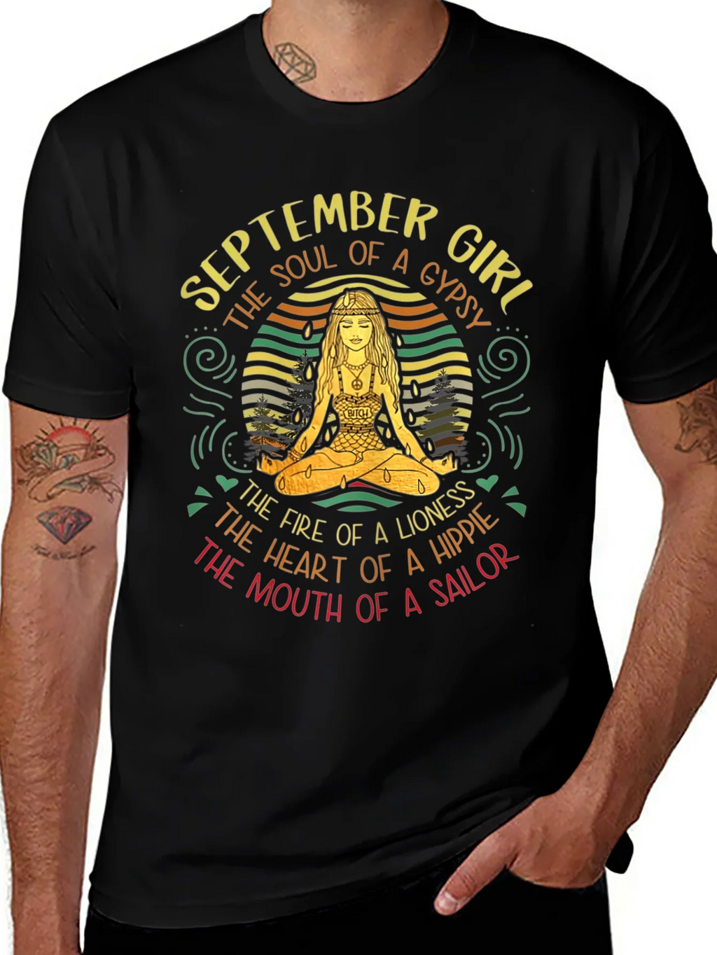September Girl Gypsy Soul Graphic T-Shirt product image 1