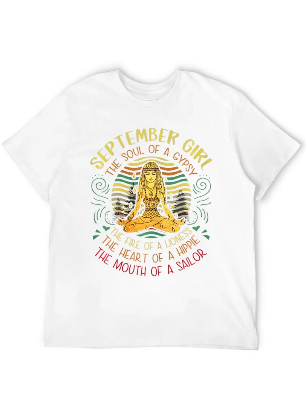 September Girl Gypsy Soul Graphic T-Shirt product image 11