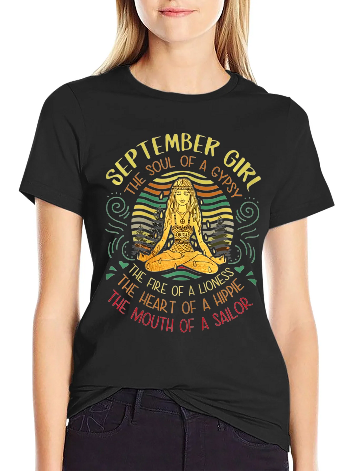 September Girl Gypsy Soul Graphic T-Shirt product image 2