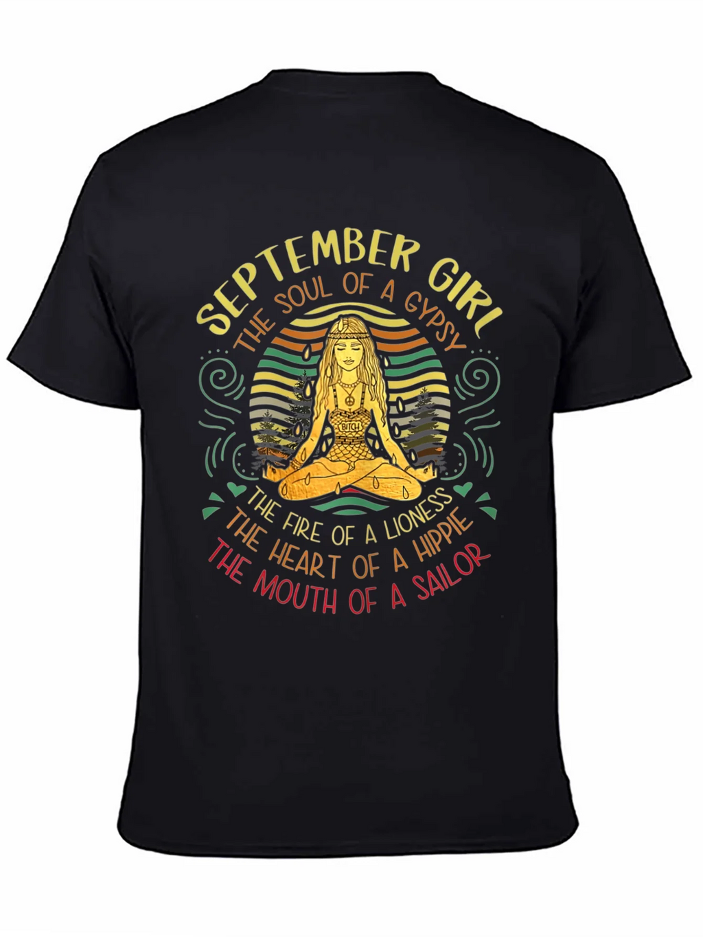 September Girl Gypsy Soul Graphic T-Shirt product image 4