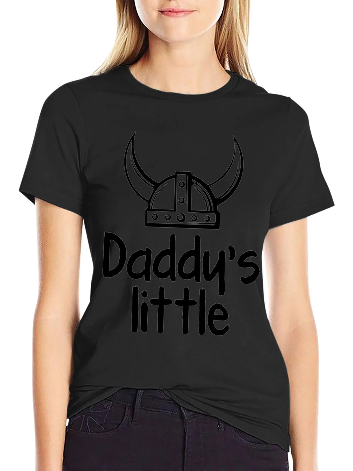 Daddys Little Viking Black T-Shirt product image 2