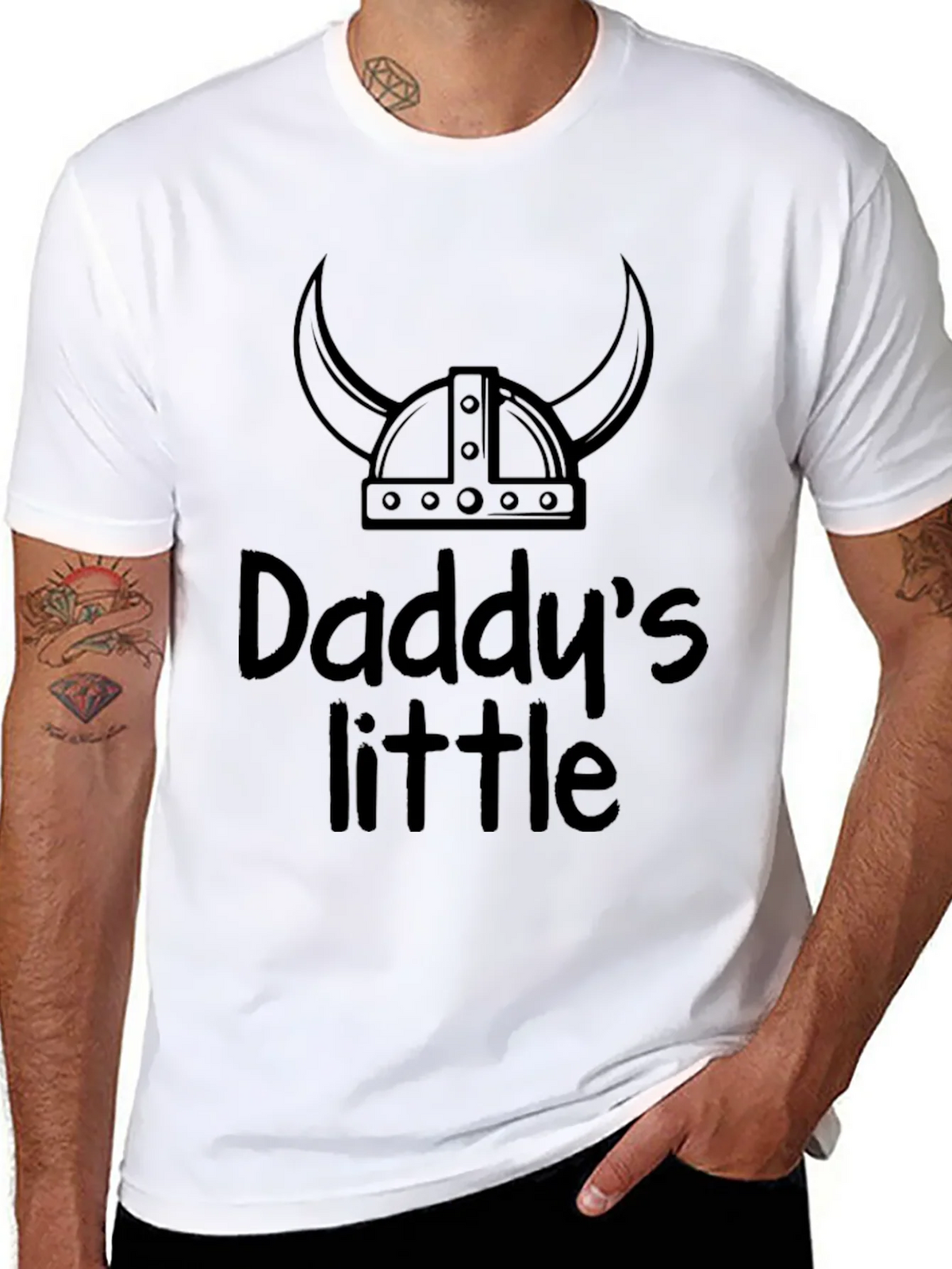 Daddys Little Viking Black T-Shirt product image 7