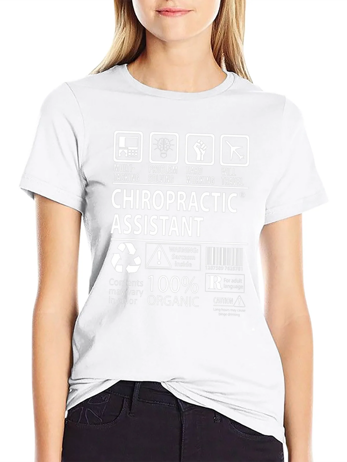 Chiropractic Assistant T-Shirt - 100% Organic product image 8