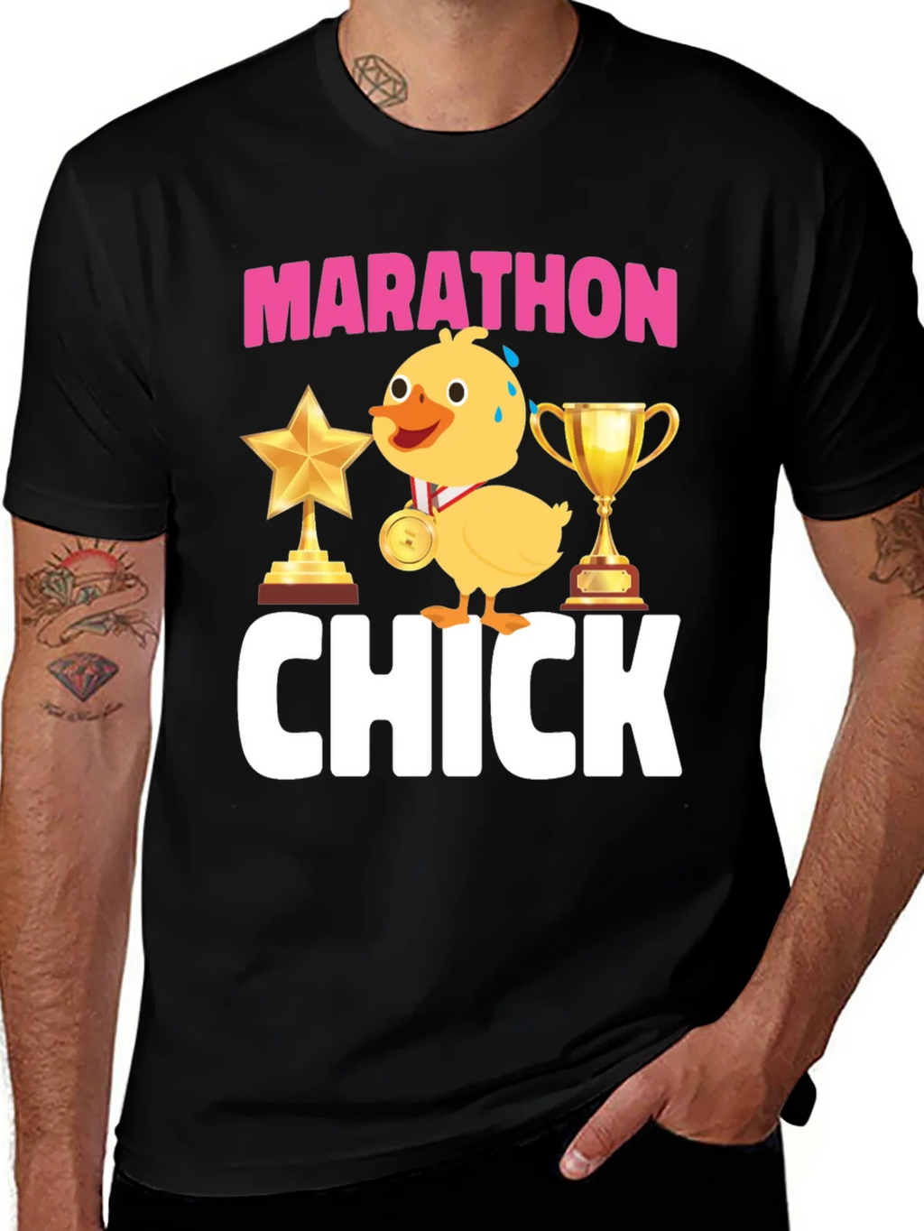 Marathon Chick Graphic T-Shirt product image 1