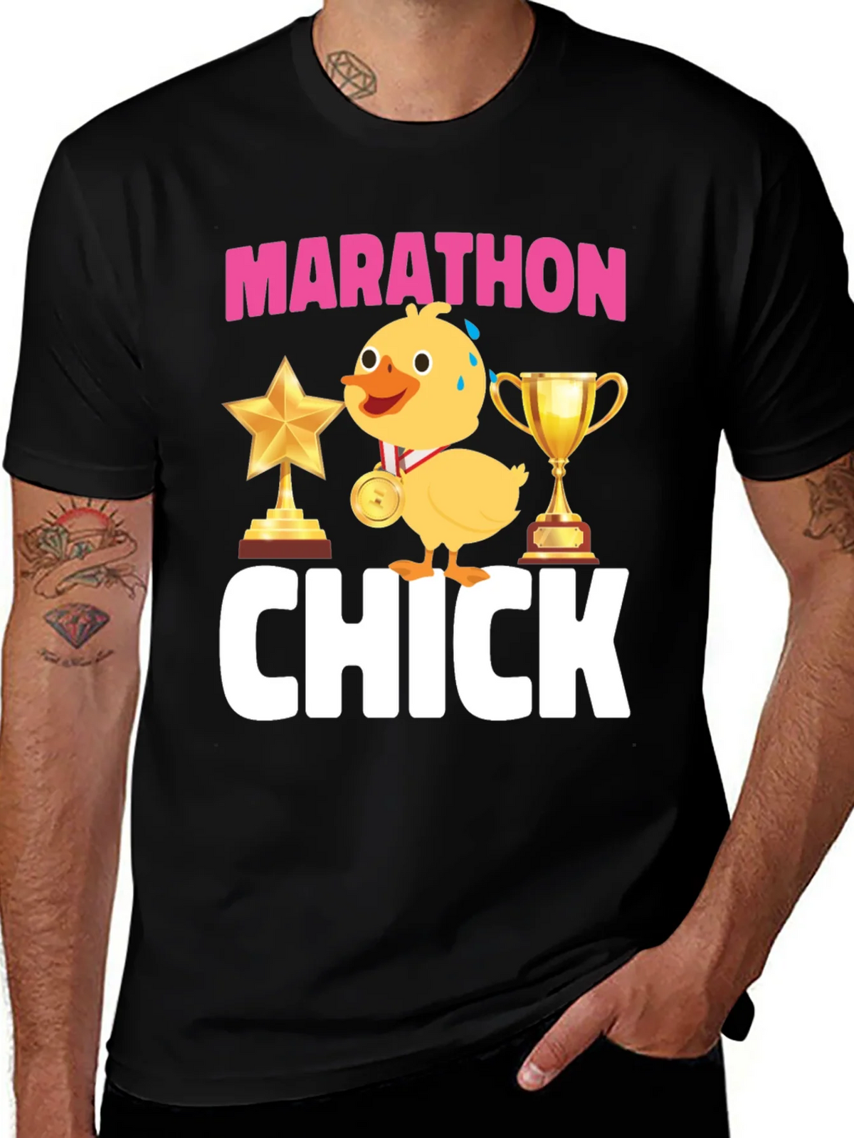 Marathon Chick Graphic T-Shirt product image 1