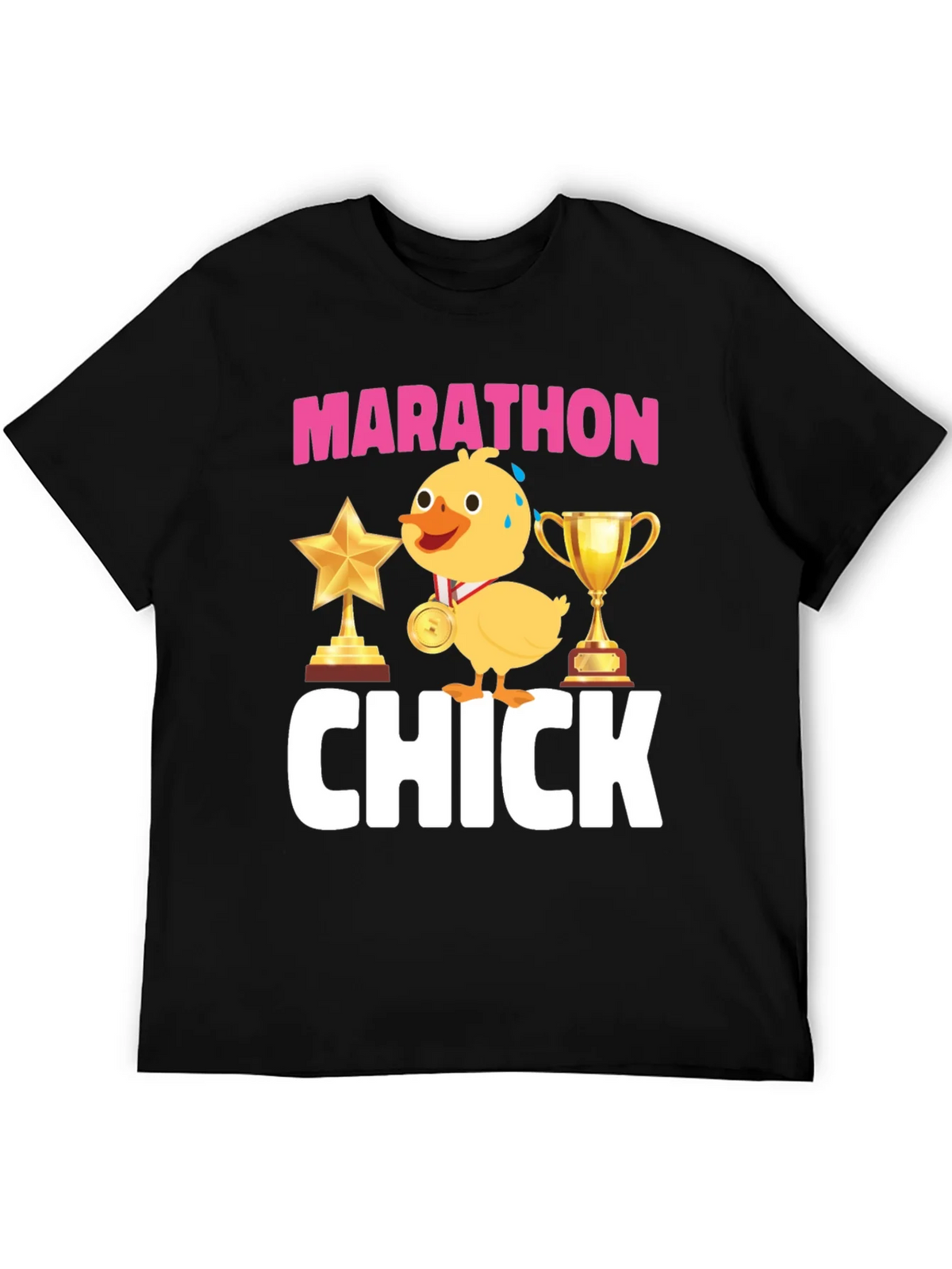 Marathon Chick Graphic T-Shirt product image 5