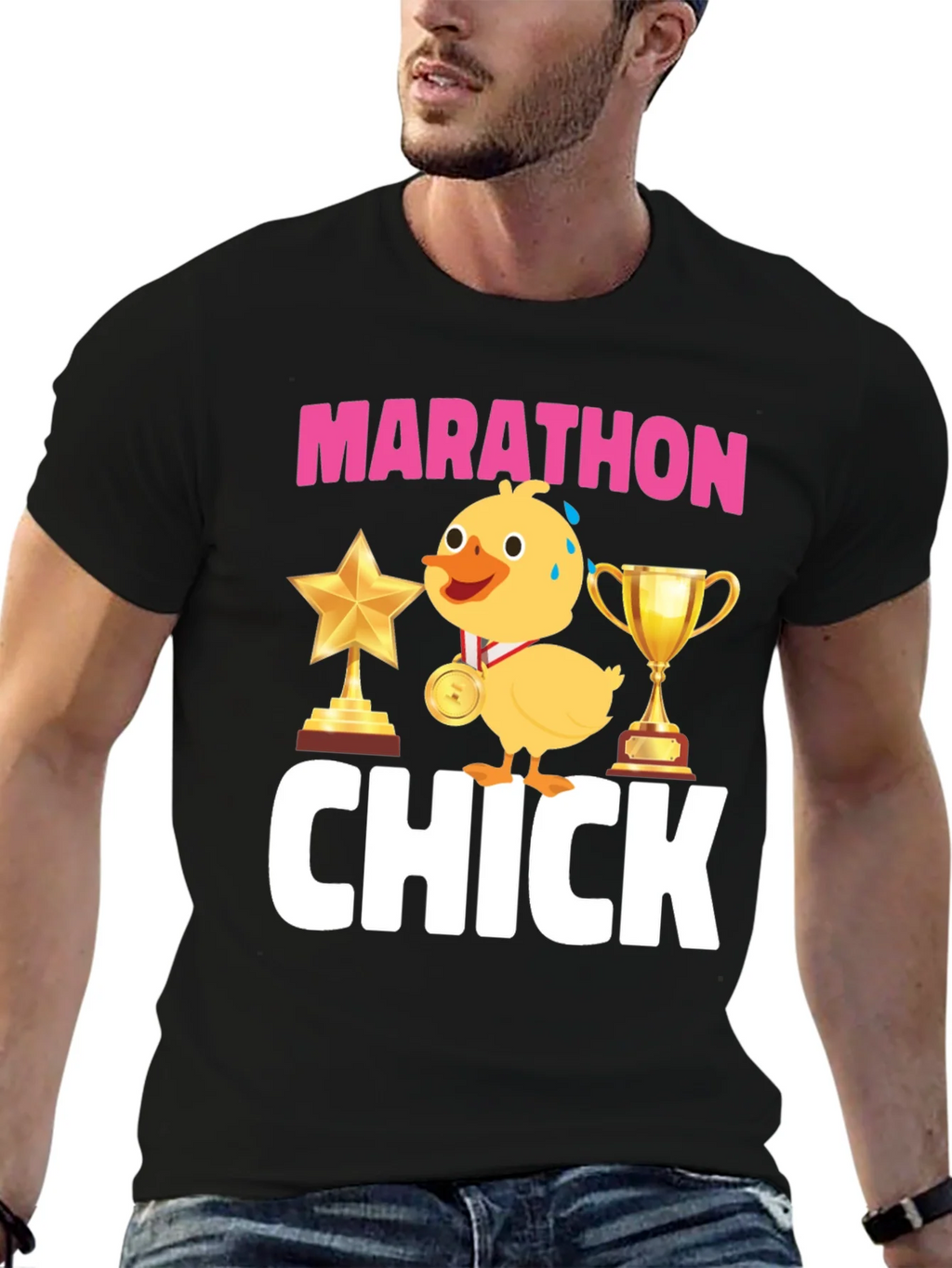 Marathon Chick Graphic T-Shirt product image 6