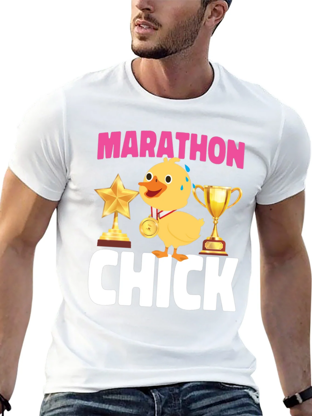 Marathon Chick Graphic T-Shirt product image 12