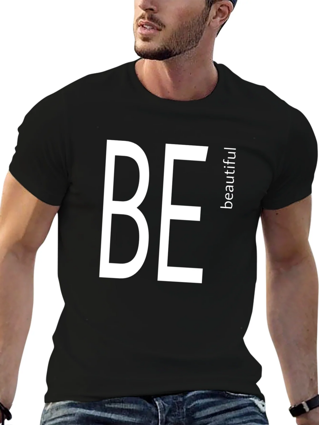Be Beautiful Black T-Shirt product image 6