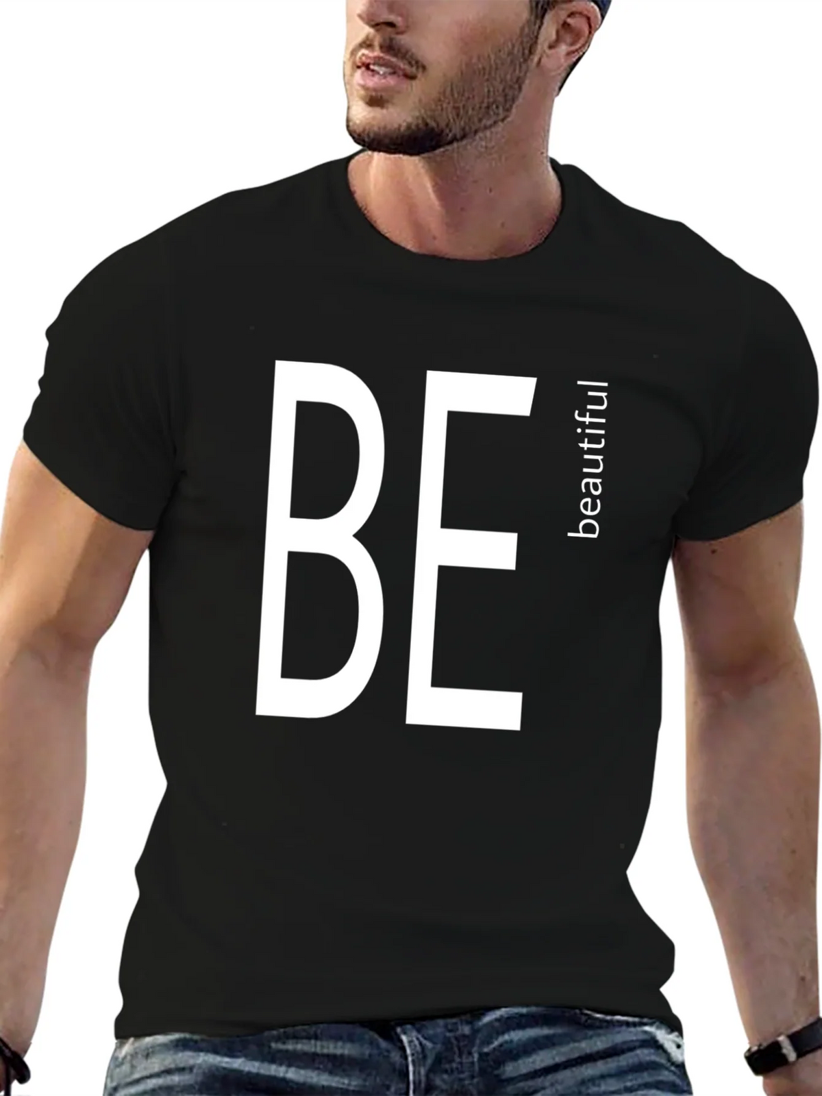 Be Beautiful Black T-Shirt product image 6
