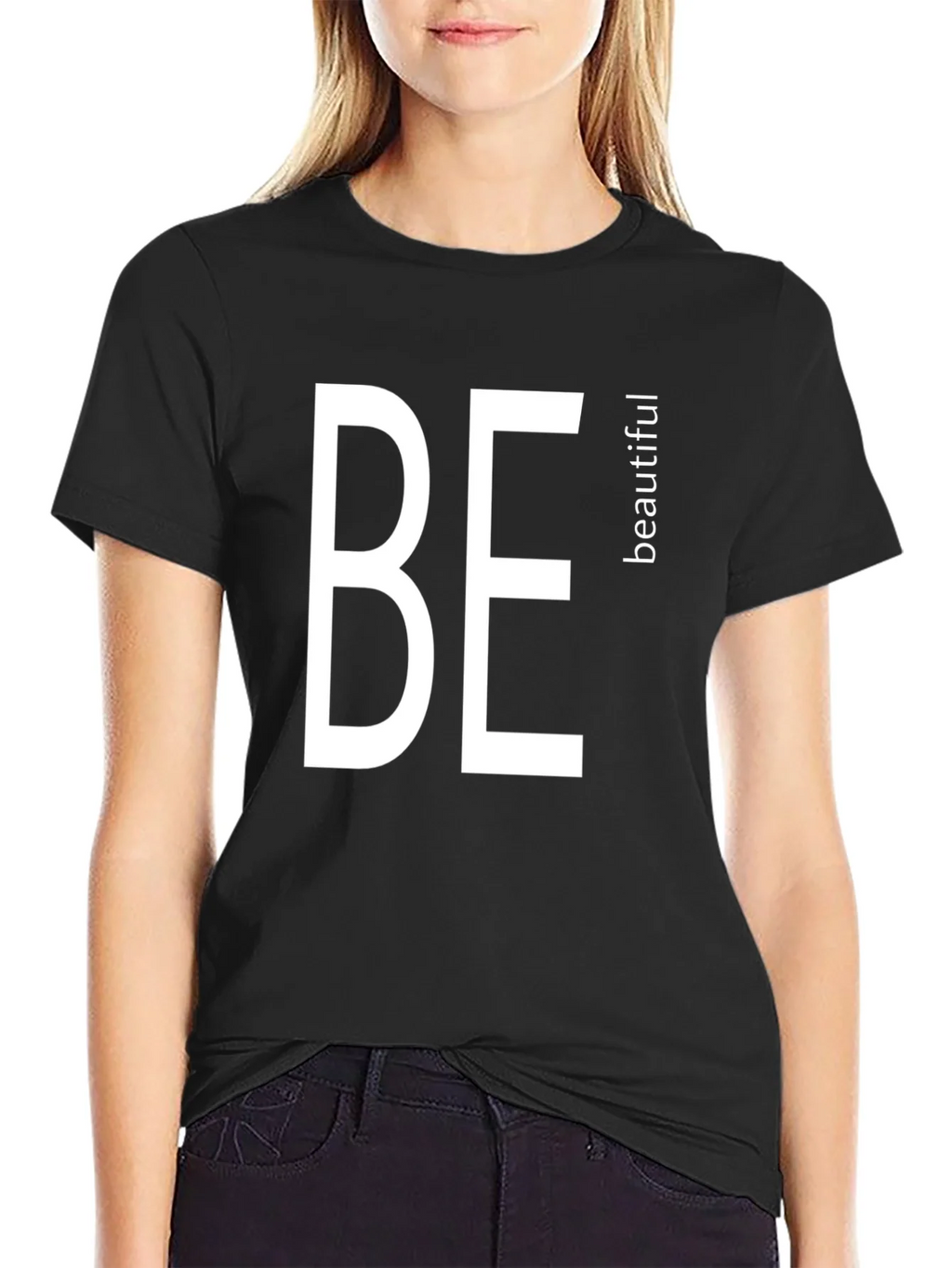 Be Beautiful Black T-Shirt product image 2