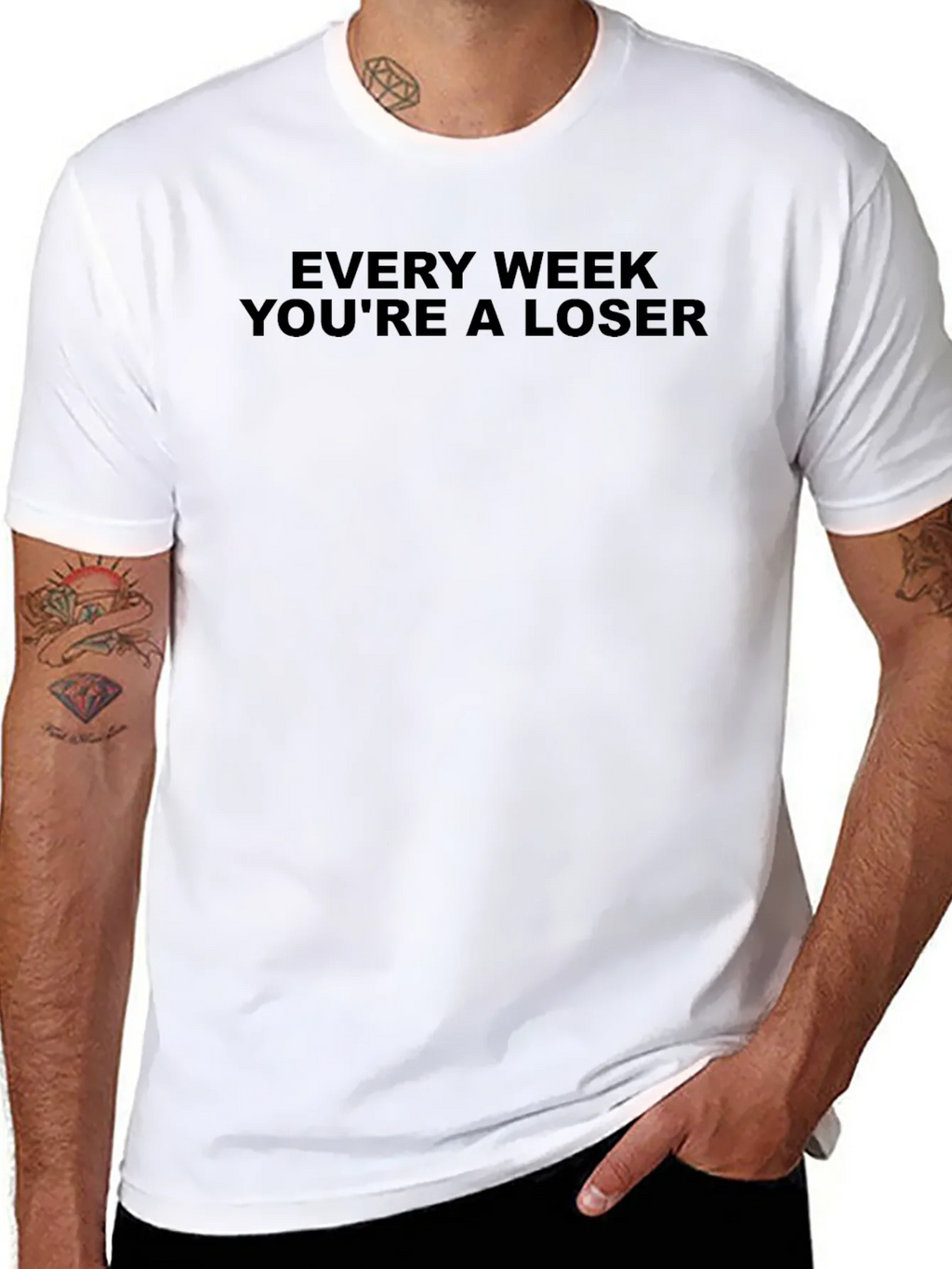 Every Week Youre A Loser T-Shirt - Black product image 6