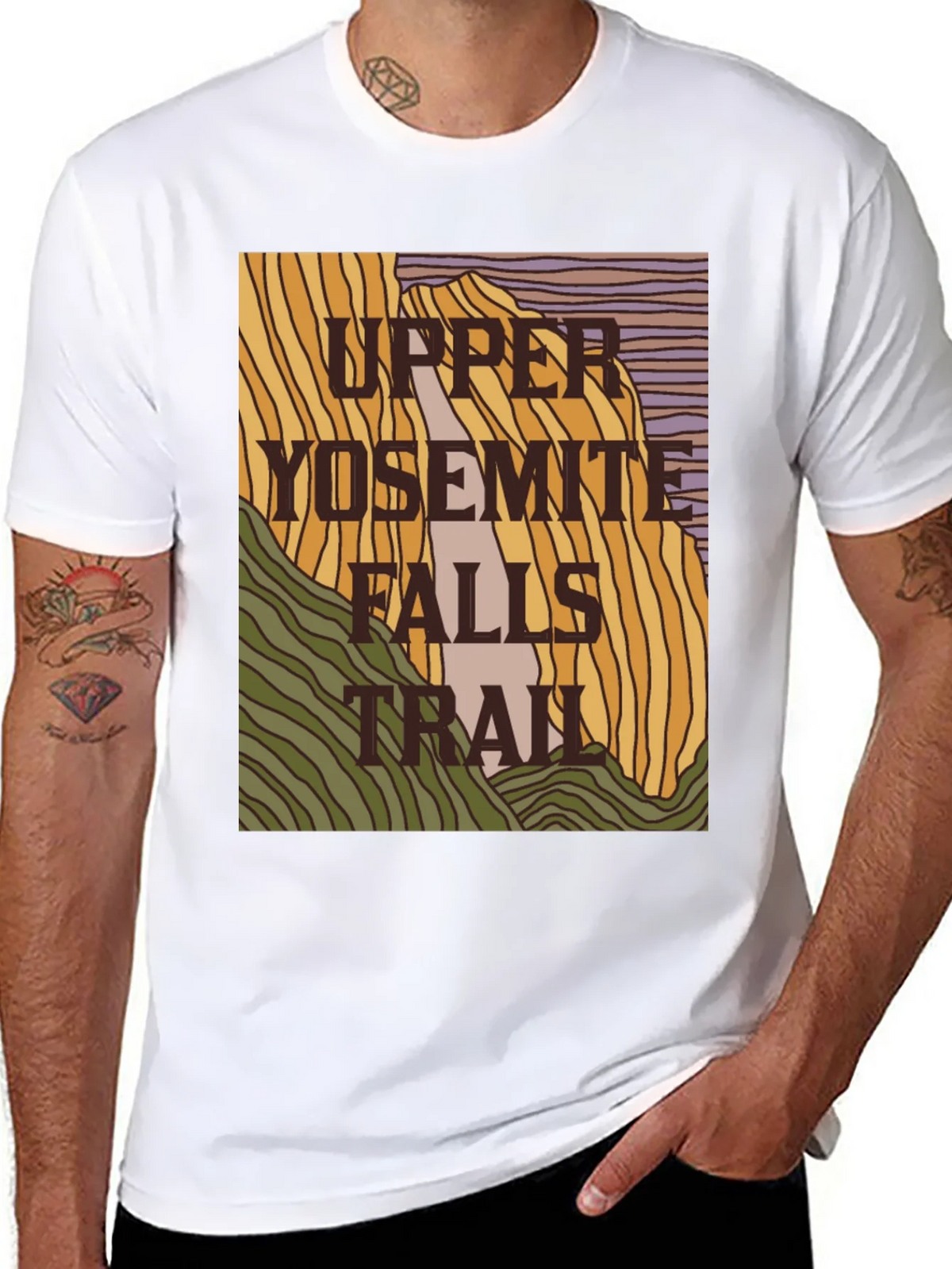 Upper Yosemite Falls Trail Graphic Tee product image 7