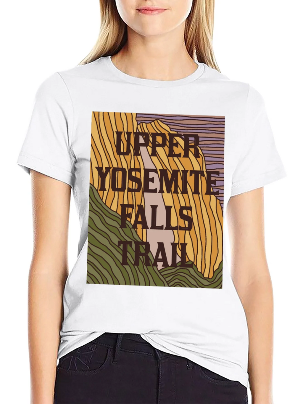 Upper Yosemite Falls Trail Graphic Tee product image 8