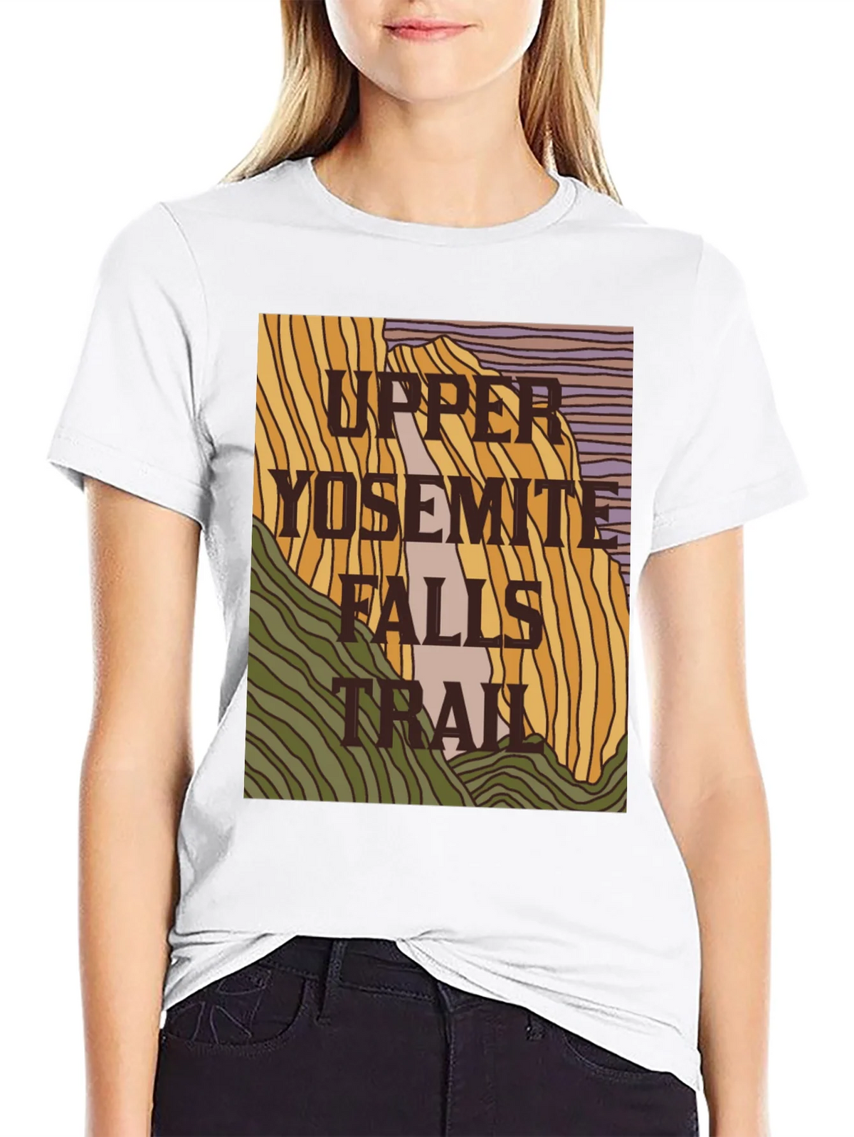 Upper Yosemite Falls Trail Graphic Tee product image 8
