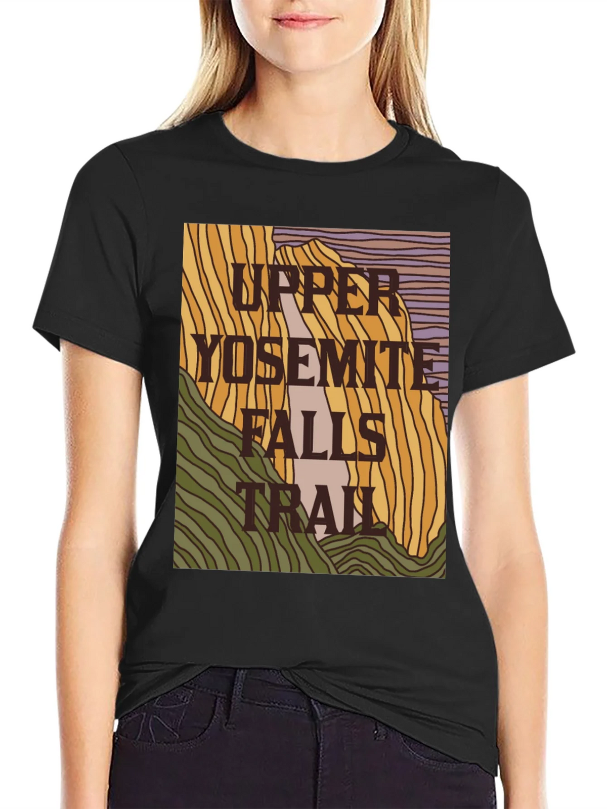 Upper Yosemite Falls Trail Graphic Tee product image 2