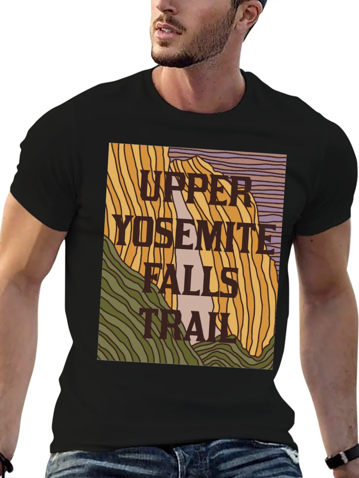 Upper Yosemite Falls Trail Graphic Tee product image 6