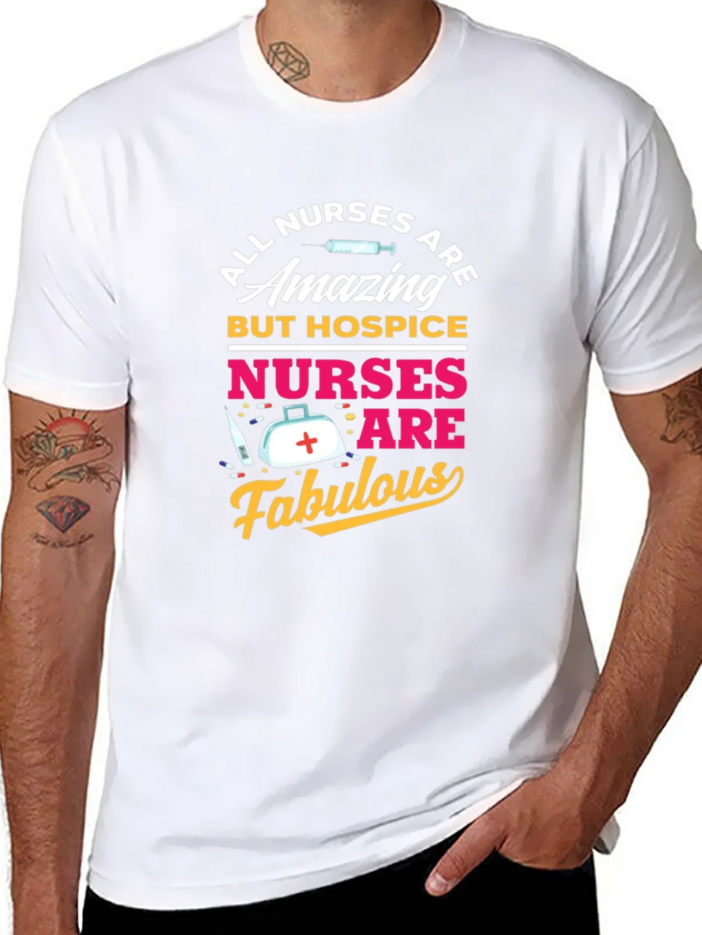 Hospice Nurse T-Shirt - All Nurses Are Amazing product image 7