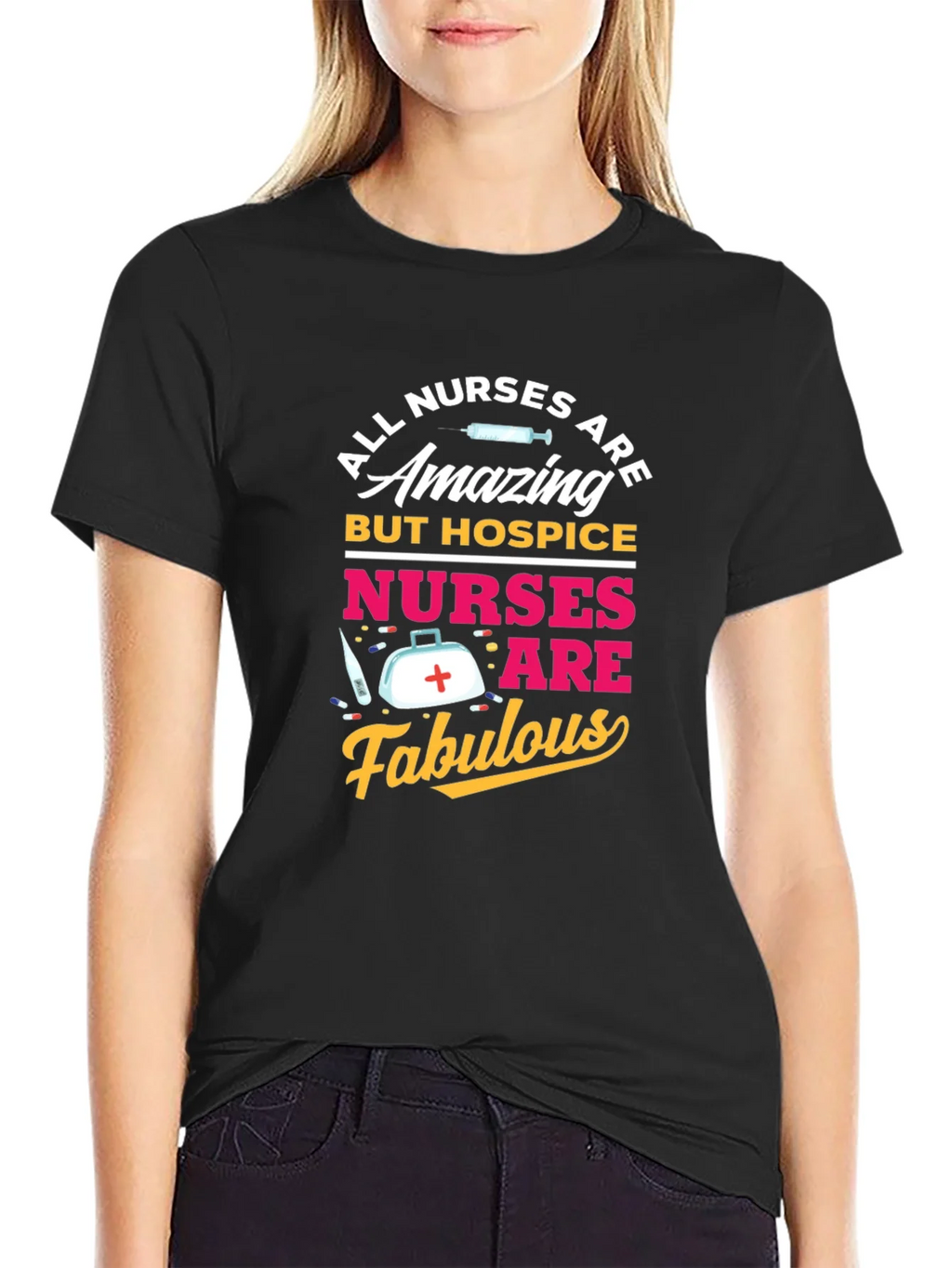 Hospice Nurse T-Shirt - All Nurses Are Amazing product image 2