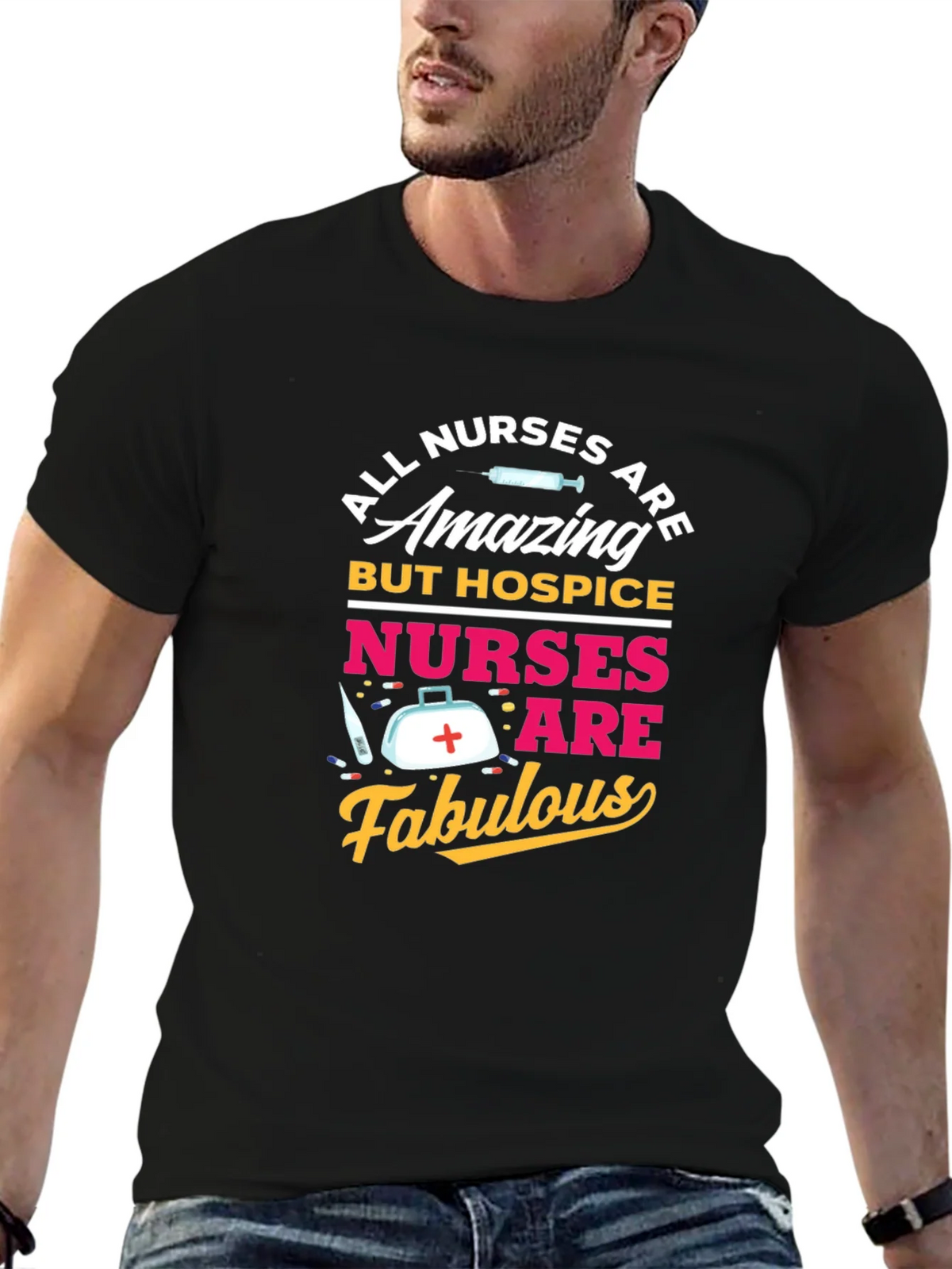 Hospice Nurse T-Shirt - All Nurses Are Amazing product image 6