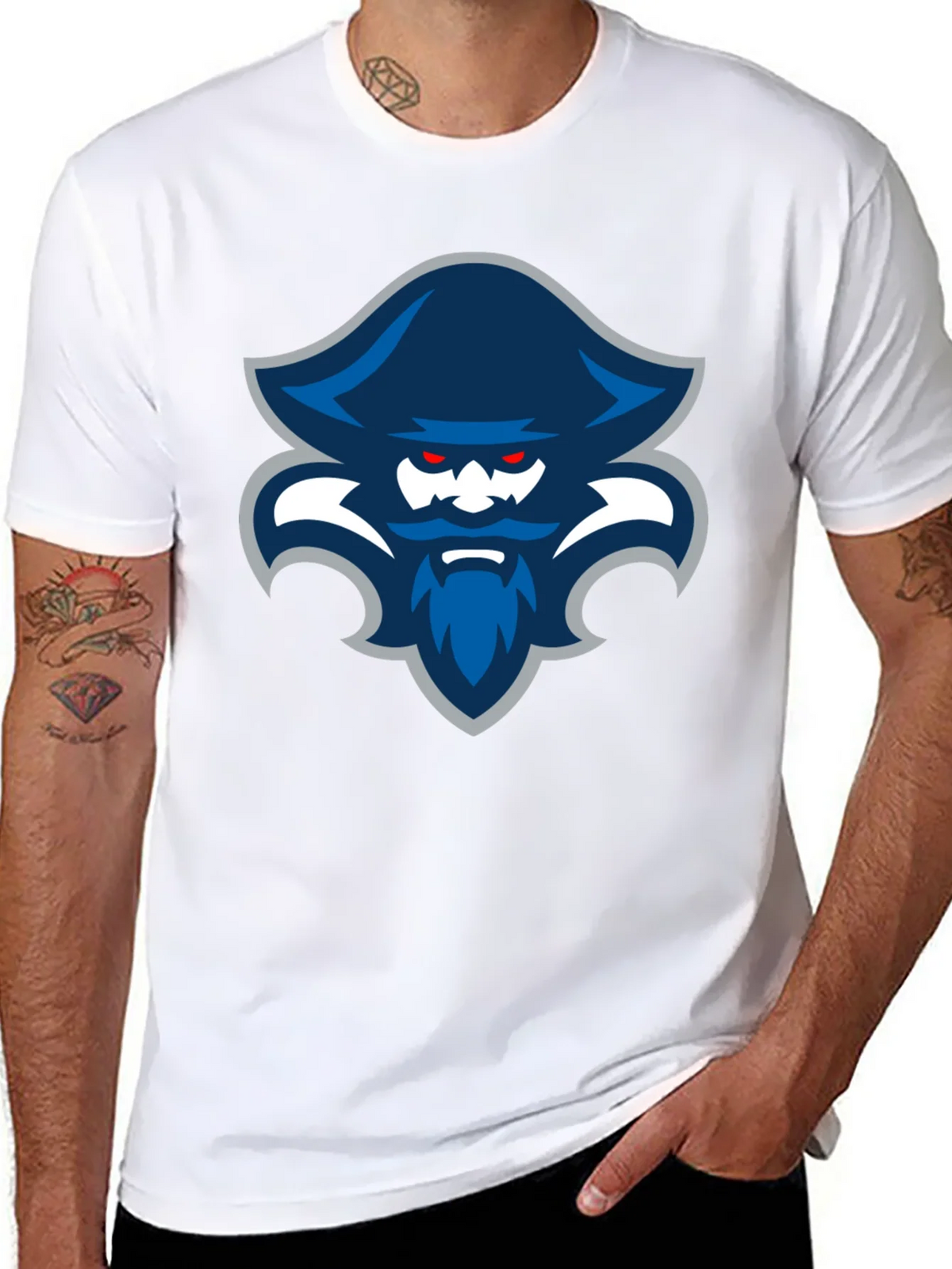 Pirate Logo T-Shirt - Mens Black Tee product image 7