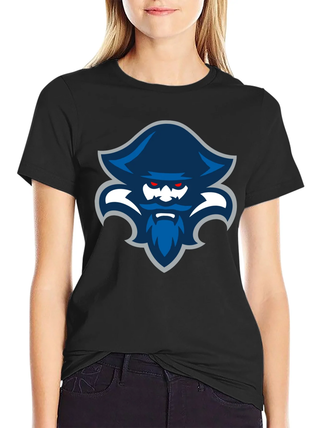 Pirate Logo T-Shirt - Mens Black Tee product image 2