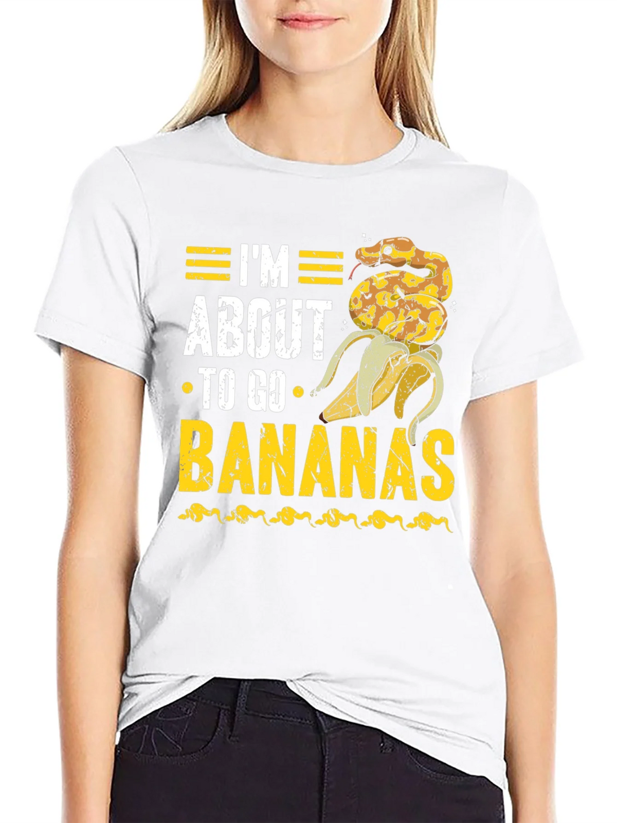Im About To Go Bananas Snake T-Shirt product image 4