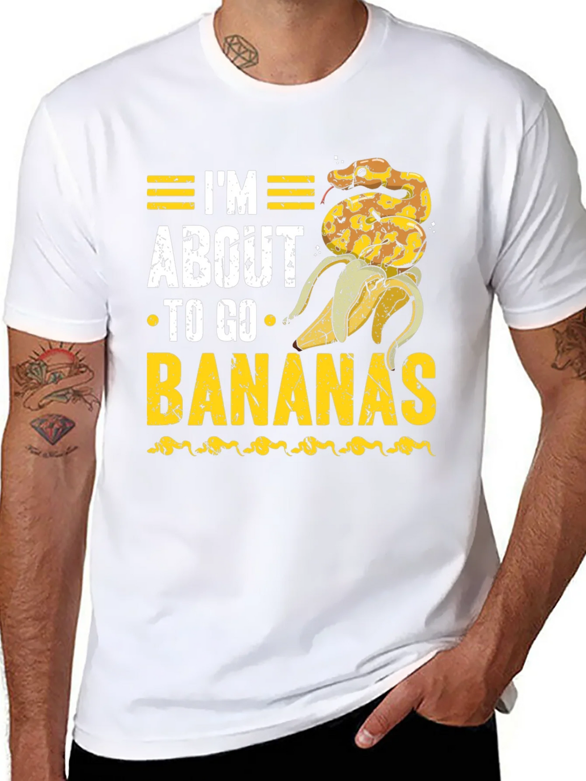 Im About To Go Bananas Snake T-Shirt product image 3
