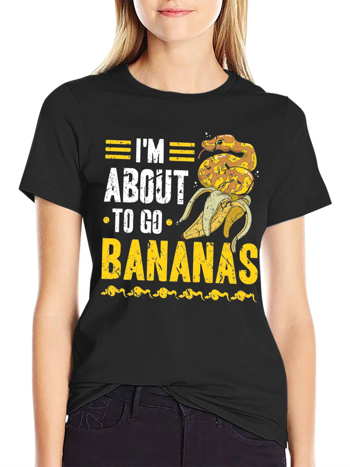 Im About To Go Bananas Snake T-Shirt product image 1