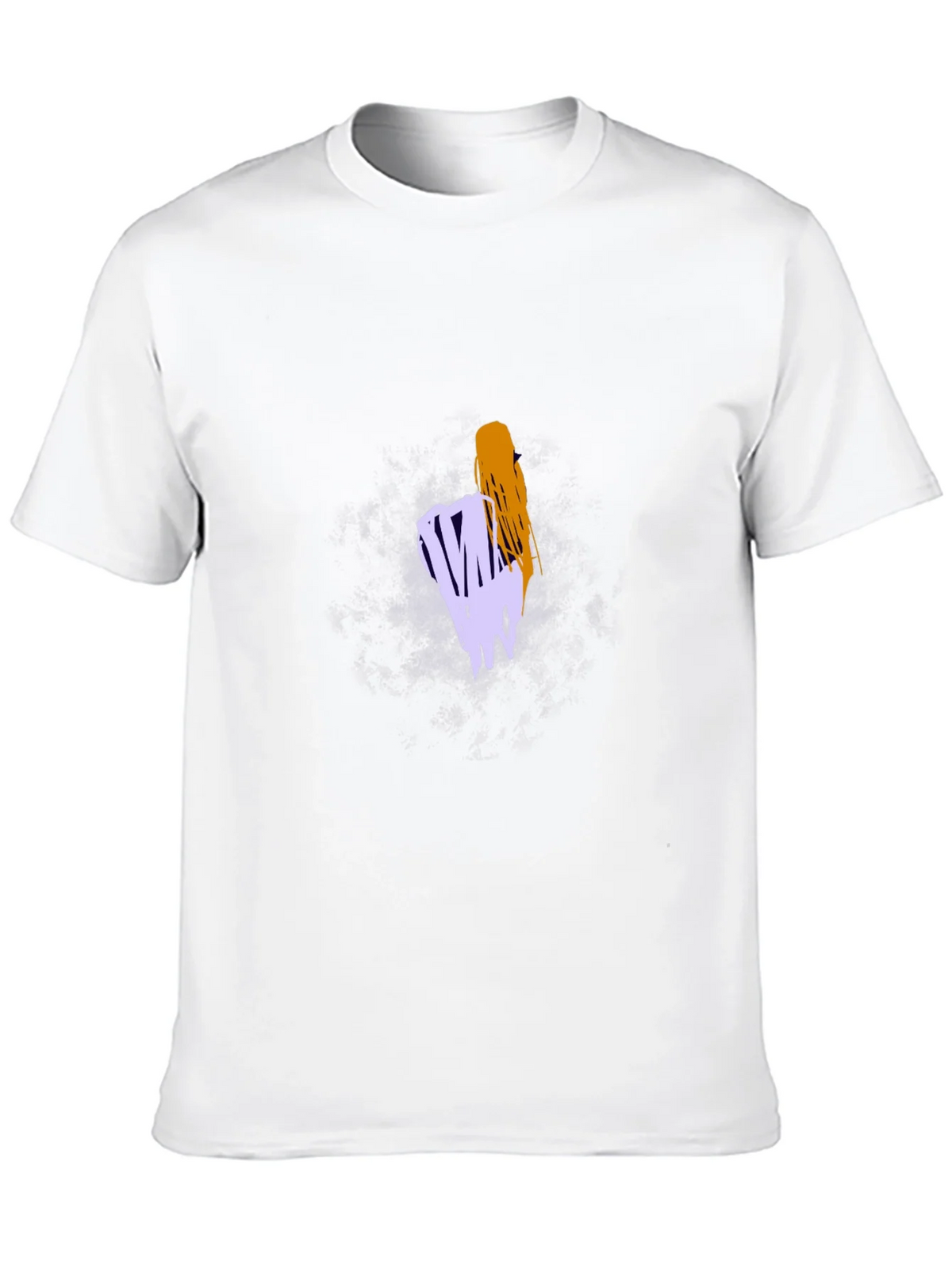 Abstract Graphic Tee - Casual Black T-Shirt product image 7