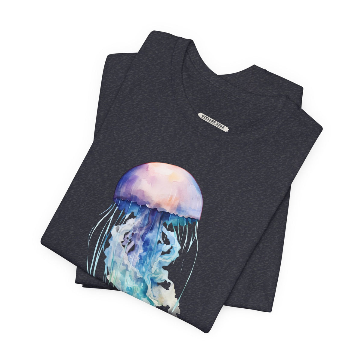 Jellyfish Lavender Green Graphic T-Shirt product image 1
