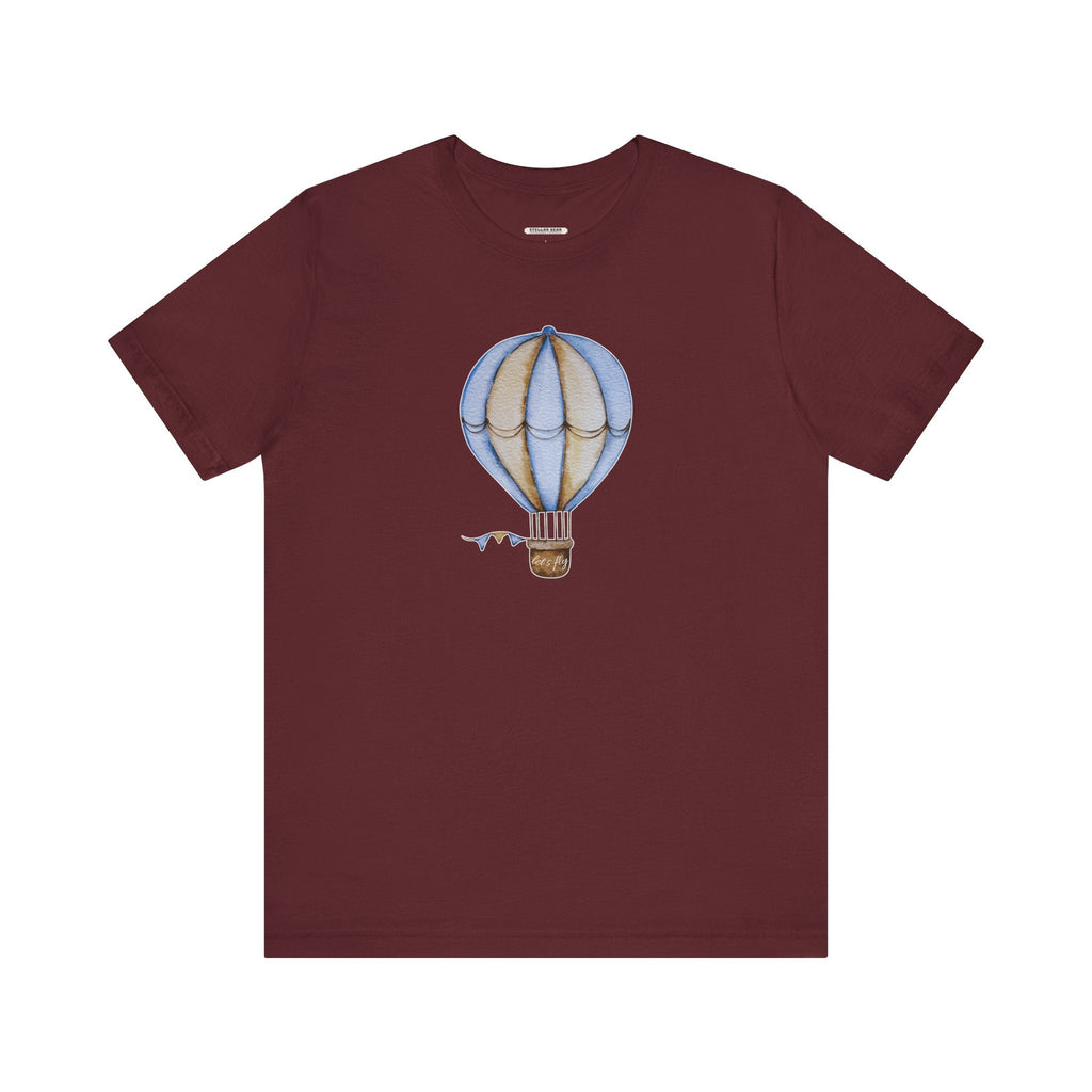 Hot Air Balloon Let's Fly Old-Style Vintage Objects Graphic product image 10