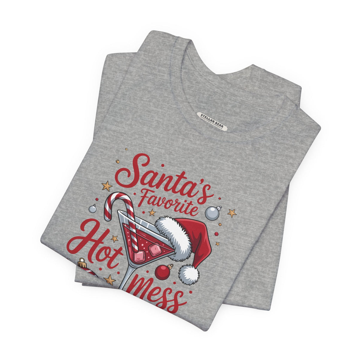Santa's Hot Mess Graphic T-Shirt product image 1