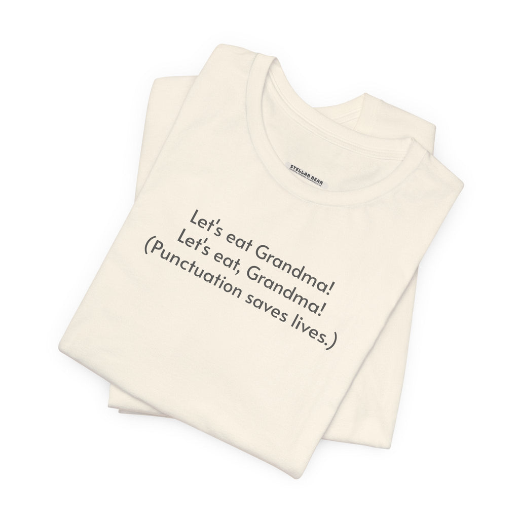 Punctuation Saves Lives Minimalist Style T-Shirt product image 2