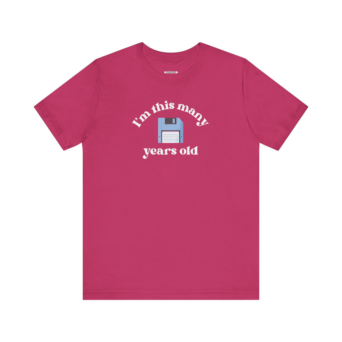 I'm This Many Years Old (Floppy Disk) Graphic T-Shirt product image 8