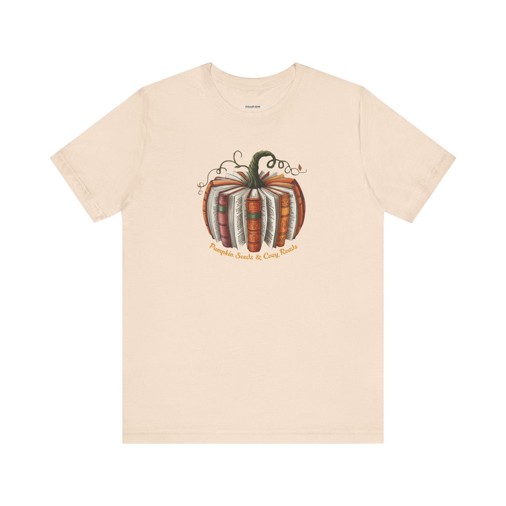 Pumpkin Seeds and Cozy Reads Graphic T-Shirt product image 7