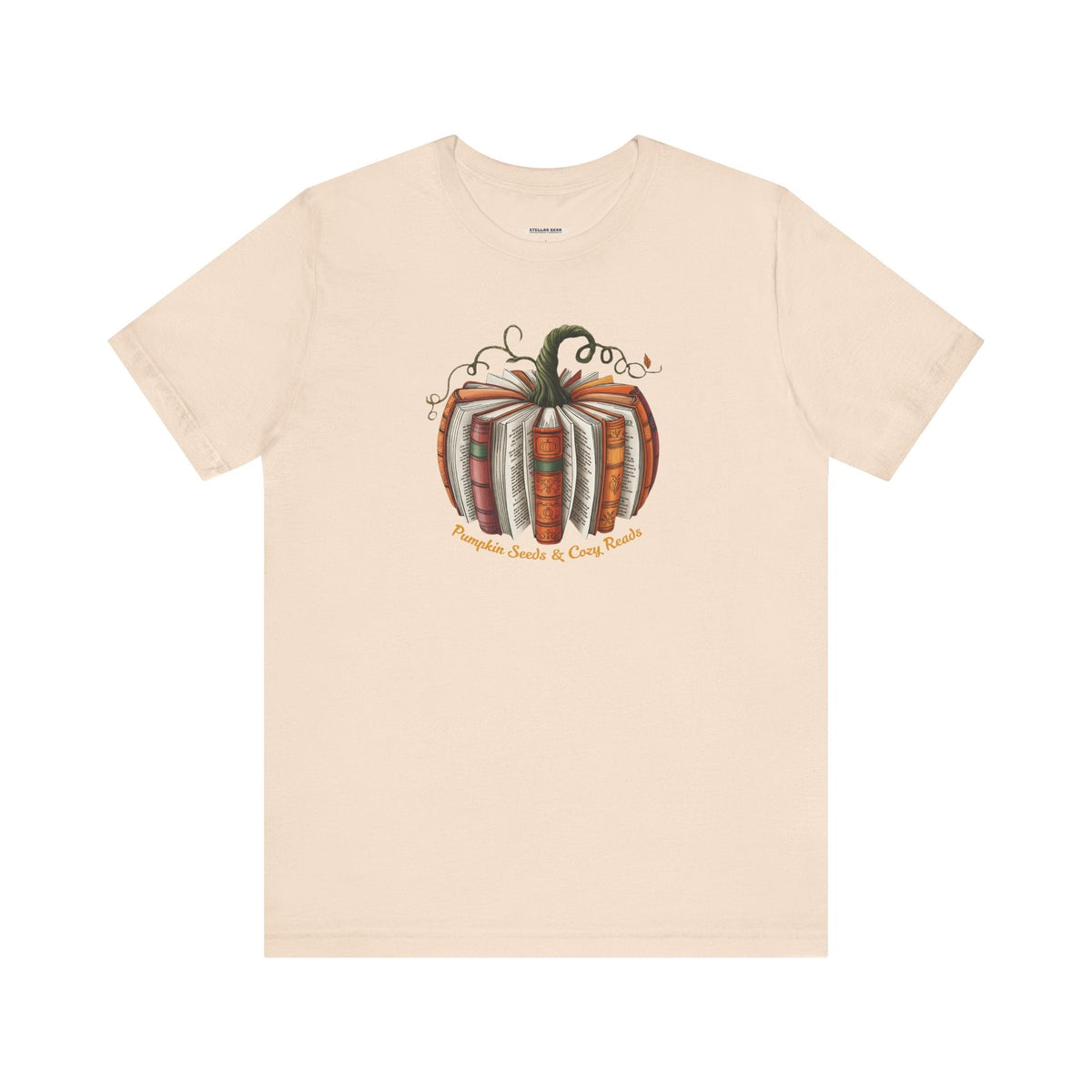 Pumpkin Seeds and Cozy Reads Graphic T-Shirt product image 7