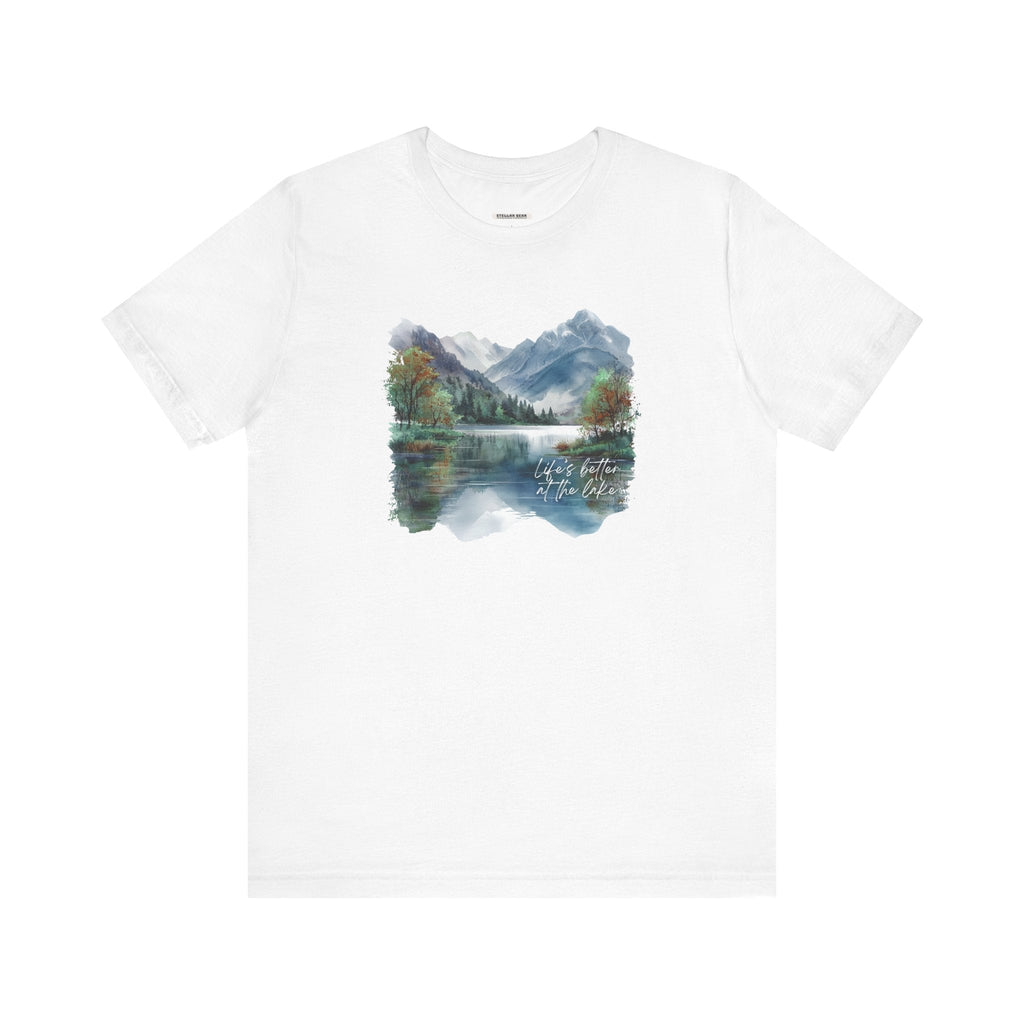 Life's Better at the Lake, Fall Trees Graphic T-Shirt product image 16